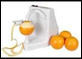 Juicer/Peeler — Mini Max O juicer * Output: 15 orange per minute * Electrical Protection: Overload and temperature * Security: Automatic disconnection switch * Capacity of peel bucker: 9Kg * Net Weight: 52Kg / Power: 375W 220-240V 50Hz