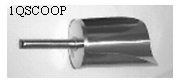 Measuring Scoops — Alumin. Flat Bottom H/D Professional