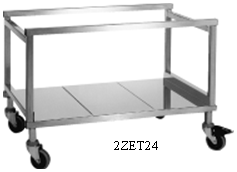 Refrigerated Food Display Bars — Double Row - Straight glass
