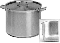 Sauce Pots — H/D Aluminium - includ. Lid        